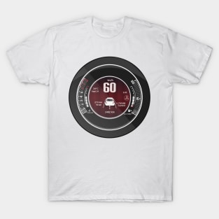 Fiat 500 Speedometer of the italian Fiat 500 T-Shirt